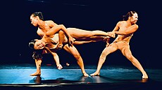 Záb�r z p�edstavení #Since1994 tchajwanského souboru Eye Catching Circus