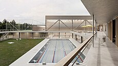 Tak by mohl vypadat nový plavecký areál u fakulty aplikovaných vd a výzkumného...