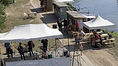 Festival Náplavka k sv�tu na b�ehu �eky Úslavy nedaleko divadla Alfa. Letos...
