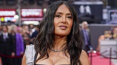 Salma Hayeková na evropské premié�e filmu Tiché znamení v Londýn� (19. srpna...
