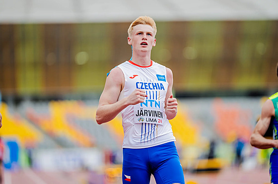 eský desetiboja Tomas Järvinen na juniorském MS.