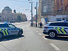 Policejn manvry v Plzni. U synagogy le podezel pedmt.