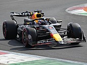 Max Verstappen bhem kvalifikace na Velkou cenu Itálie