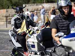 Prahou projelo 800 motorká pi All American Festu. (31. srpna 2024)