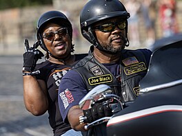 Prahou projelo 800 motorká pi All American Festu. (31. srpna 2024)