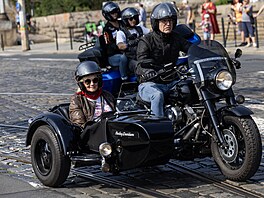 Prahou projelo 800 motorká pi All American Festu. (31. srpna 2024)