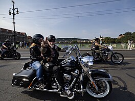 Prahou projelo 800 motorká pi All American Festu. (31. srpna 2024)
