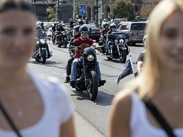 Prahou projelo 800 motorká pi All American Festu. (31. srpna 2024)