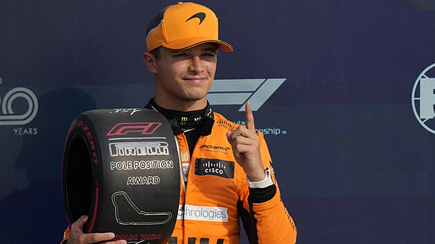 Lando Norris odstartuje do Velké ceny Itálie z prvního místa.