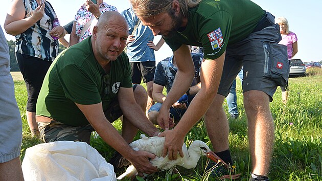 Vypoutn skupiny p ze zchrann stanice Paska zpt do voln prody. (29. srpna 2024)