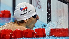 estnáctiletý plavec David Kratochvíl se stal paralympijským vítzem v závod...