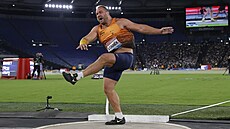 Koula� Tomá� Stan�k na mítinku Diamantové ligy v �ím�.