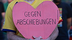 Protest proti deportací migrant v Berlín (28. srpna 2024)