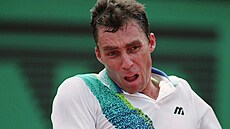 Tenista Ivan Lendl na US Open 1994.