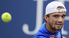 Tomá Machá ve tetím kole US Open