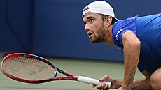 Tomá� Machá� ve t�etím kole US Open
