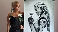 Výtvarnice Zuzana Miná�ová z Nové Role za�ínala kariéru malováním portér�, nebo...
