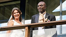 Norská princezna Martha Louise a americký �aman Durek Verrett se vzali v...