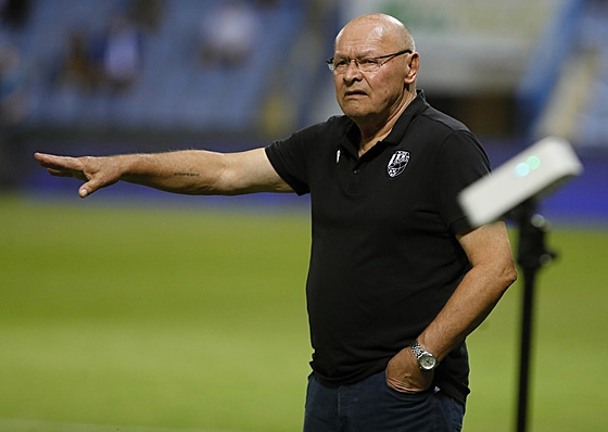Trenér plze�ských fotbalist� Miroslav Koubek