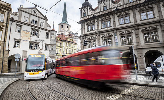 Tramvaje na praské Malé Stran