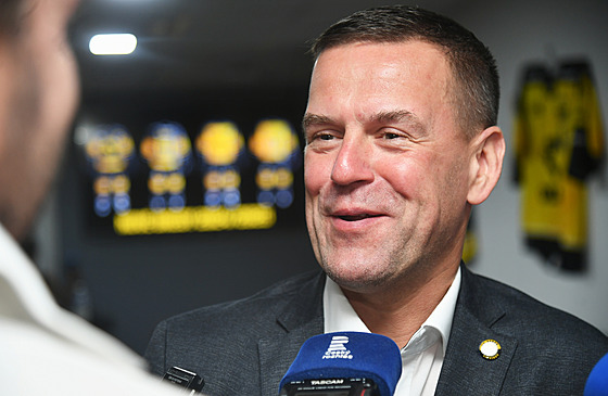 Litvínov, 4.9. 2024, tisková konference hokejového Litvínova p�ed startem...