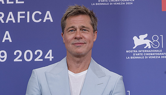 Brad Pitt v Benátkách (1. zá�í 2024)