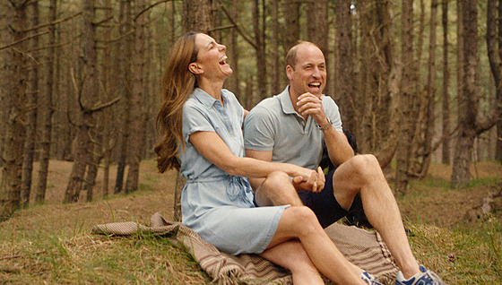 Princezna Kate a princ William na videu oznamujícím, e princezna ukonila...