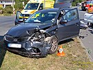 Na silnici �.26/I nedaleko Újezdu u Pily na Doma�licku se st�etla dv� osobní...
