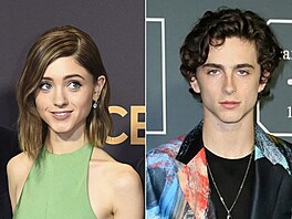 Natalia Dyerová a Timothée Chalamet