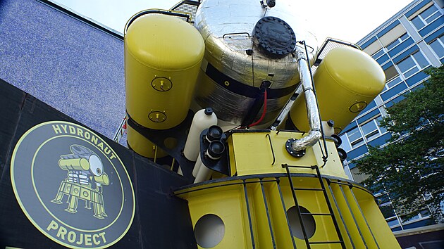 Habitat Hydronaut, kde pos�dka str�v� 48 hodin.
