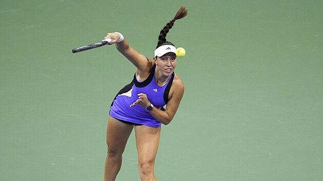 Americk tenistka Jessica Pegulaov podv ve finle US Open.