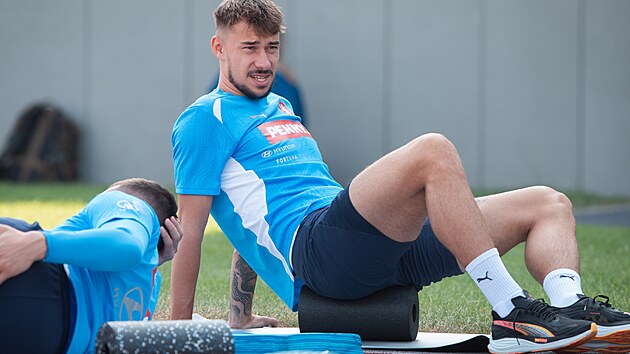 Mat�j Ryne�, jeden z nov��k� v �esk� reprezentaci.