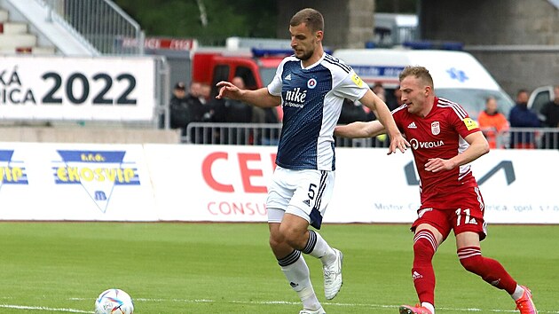 Richard Krian (vlevo) v dresu Slovanu Bratislava
