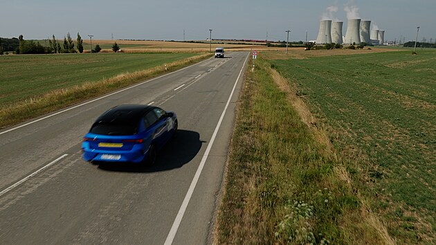 Trasa Agrotec Eco Rally vedla tak kolem Jadern elektrrny Dukovany.