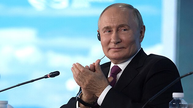 Rusk� prezident Vladimir Putin na ekonomick�m f�ru ve Vladivostoku (5. z��� 2024)