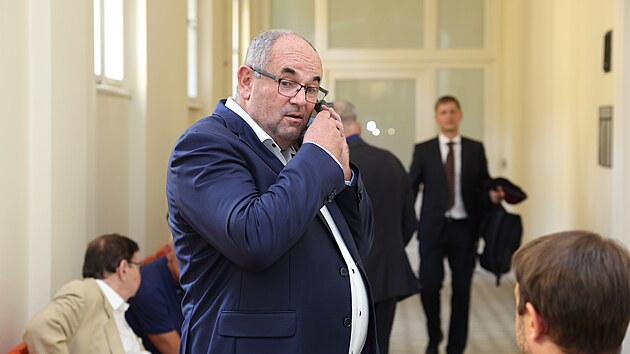 Fotbalov� boss Miroslav Pelta u soudu (3. z��� 2024)