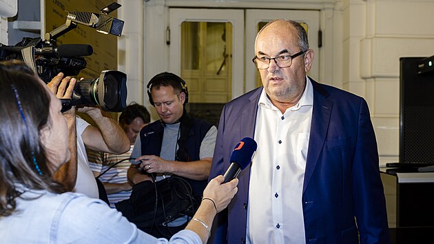 Fotbalov� boss Miroslav Pelta u soudu (3. z��� 2024)