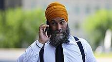 Lídr kanadské Nové demokratické strany Jagmeet Singh (19. ervna 2024)