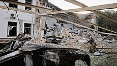 Následky ruského útoku na Kyjev (2. zá�í 2024)