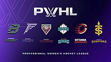 Týmy zámo�ské PWHL, �enské obdoby NHL, u� mají kompletní názvy a loga.