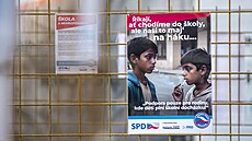 Václavské námstí zaplnily vizuály hnutí SPD.