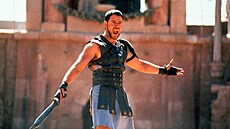 Russell Crowe ve filmu Gladiátor reiséra Ridleyho Scotta