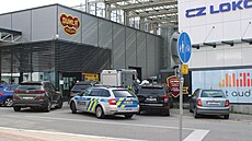 Pi stavb Horácké multifunkní arény v Jihlav zemel zahraniní dlník....