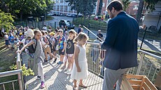 Vítání prv�á�k� ve waldorfské základní �kole Jasan ve Zlín� (zá�í 2024)