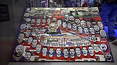 Karikatura hokejových mistr� sv�ta.