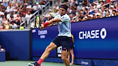 Norský tenista Casper Ruud v osmifinále US Open.
