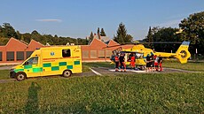Zásah leteckých záchraná�� ve Zlínském kraji