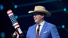 Americký konzervativní youtuber Benny Johnson (21. prosince 2019)