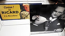 Zesnulý nápojový magnát Paul Ricard na výstav� svých d�l. Um�lecké dílo bylo...