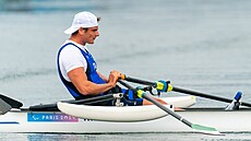 Ital Giacomo Perini bhem paralympijských her v Paíi.